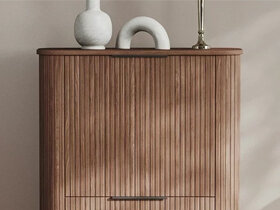 Meubels met ribbelpatroon