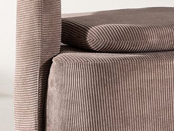 Meubels van fluweelstof