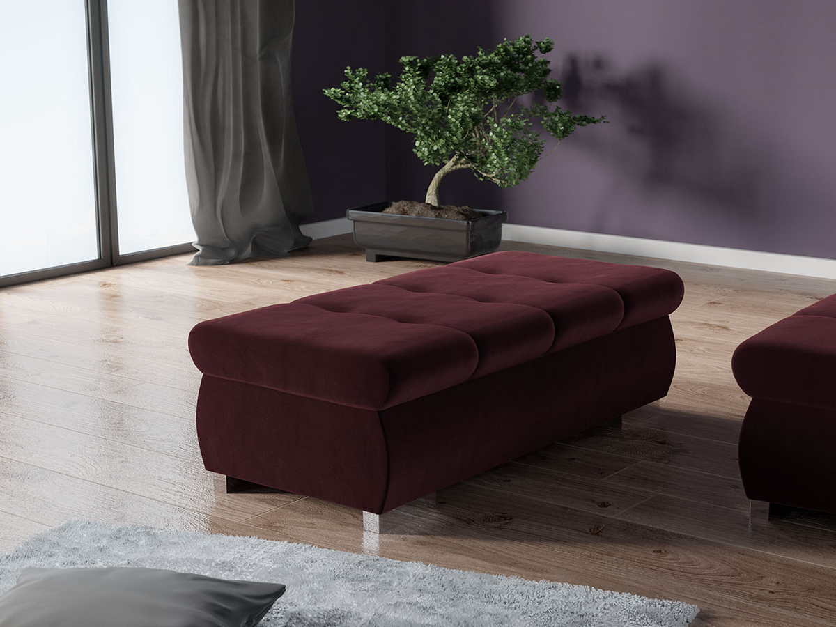 Gestoffeerde hocker Comfivo 123 (Magic Velvet 2202)