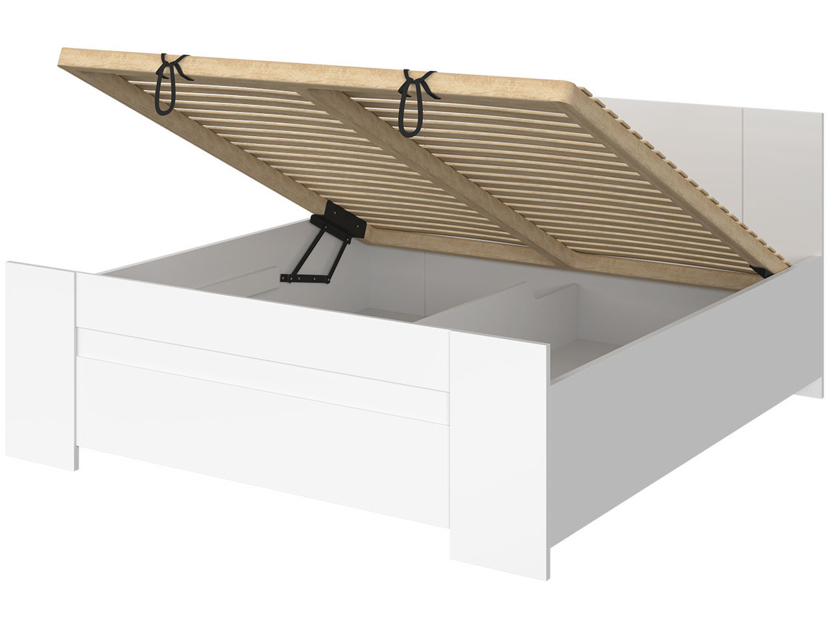 Slaapkamer set Catromi 122 (Wit + Soft Pik 011)