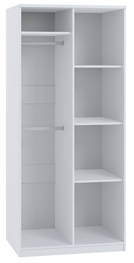 Slaapkamerset Catromi 122 (Wit + Soft Pik 011)