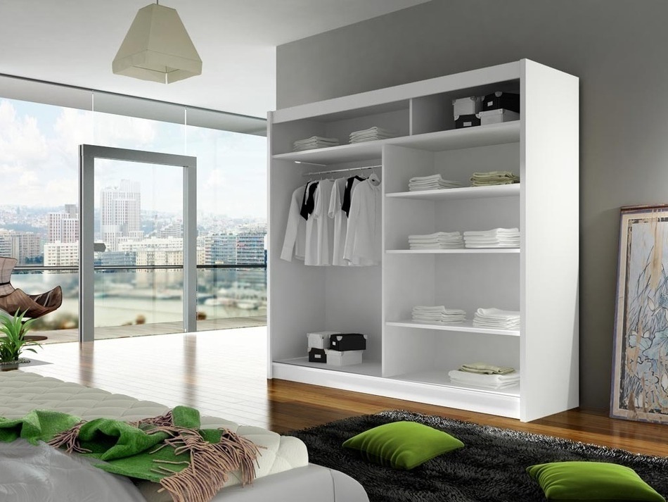 Kledingkast Closico 100 (Wit)