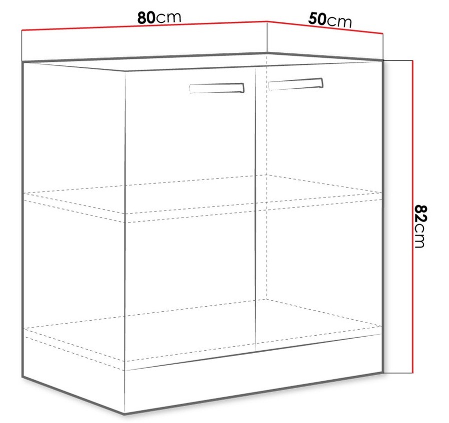 Modulaire kast met deuren Multi Cream 112