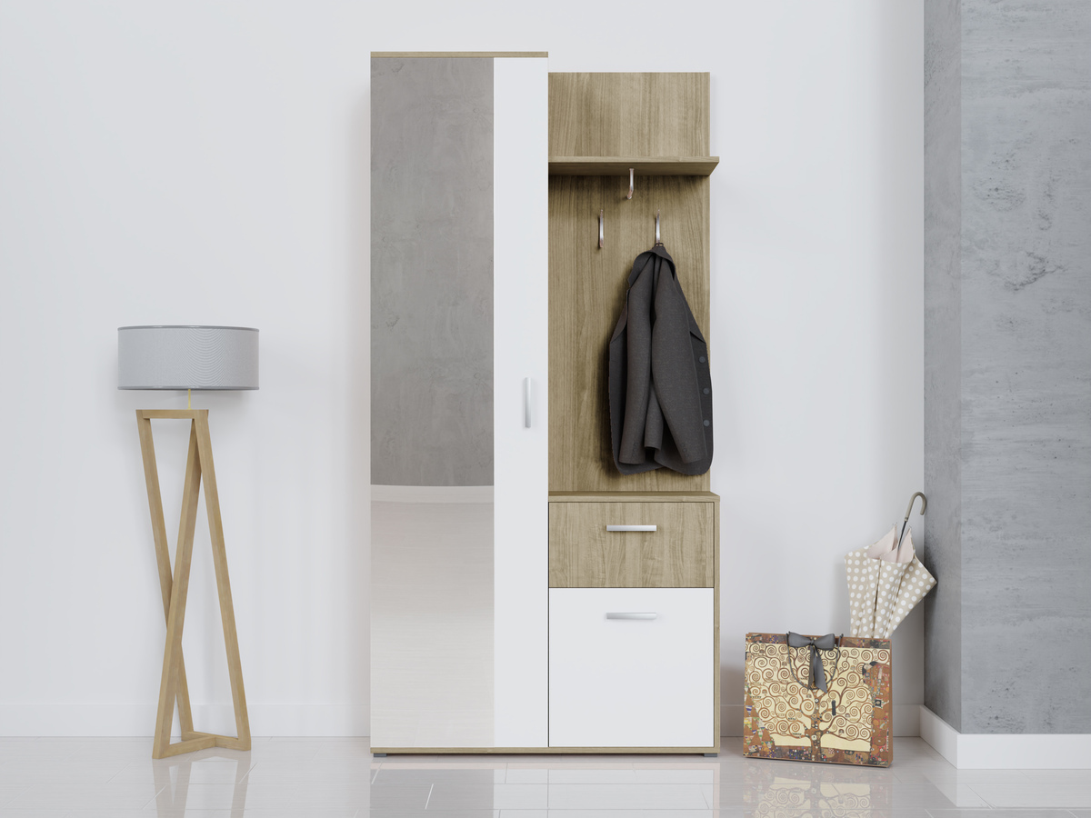 Gangmeubelset Stanton 103 (Sonoma eik + Wit)