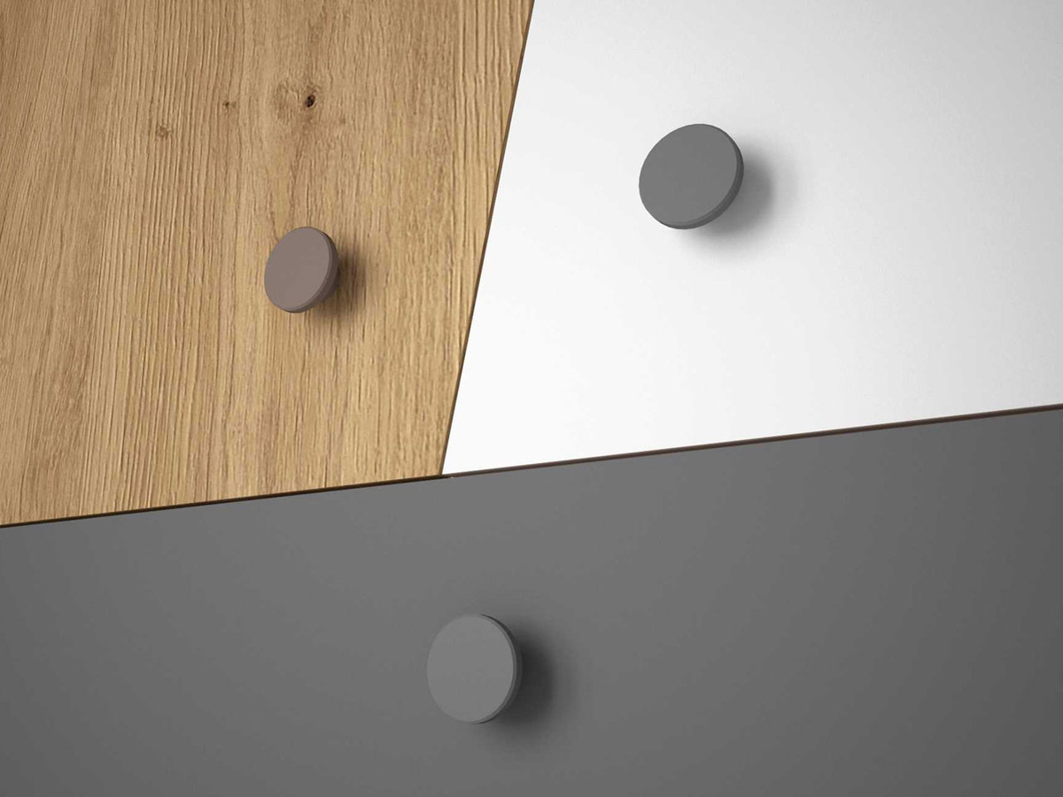 Kledingkast Almira 100 (Artisan eiken + Wit)