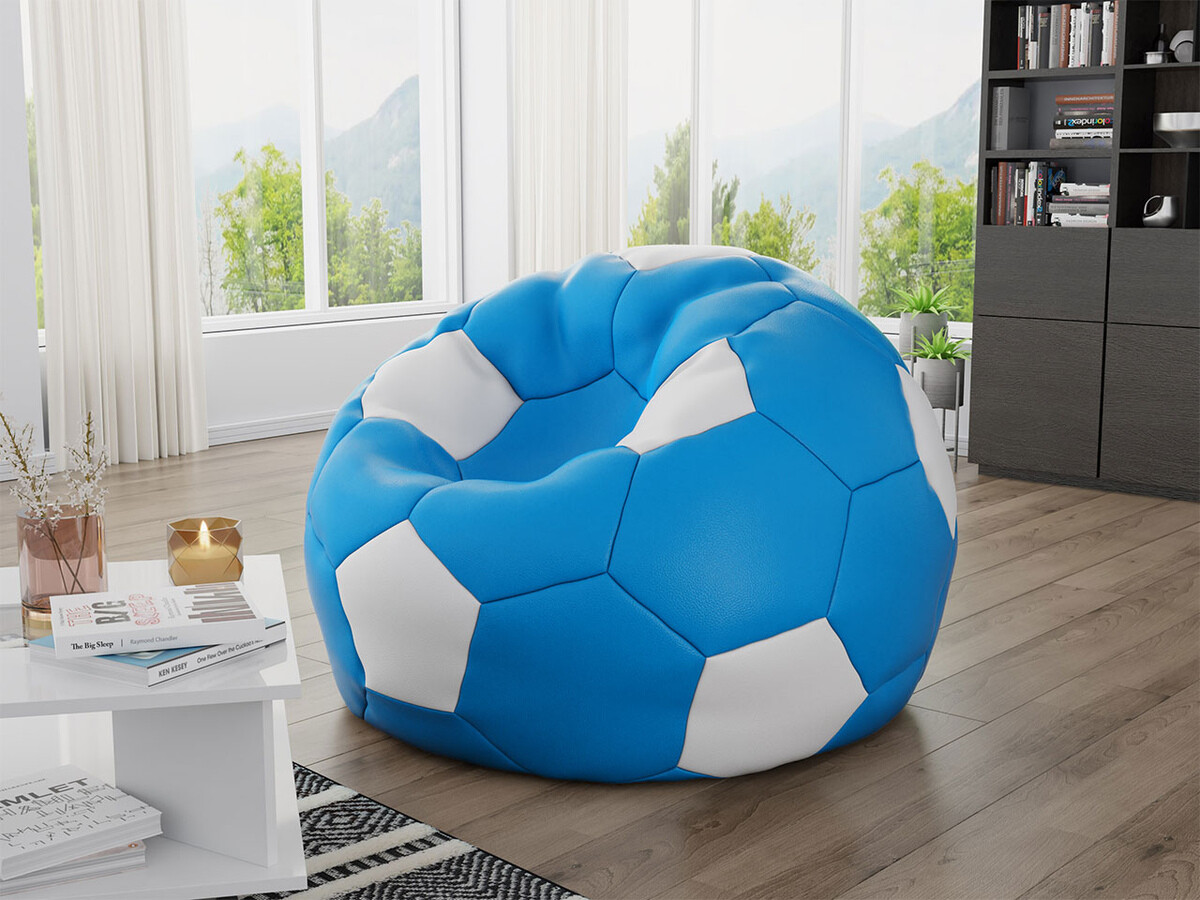 Zitzak Comfivo Pectus (Blauw + Wit)
