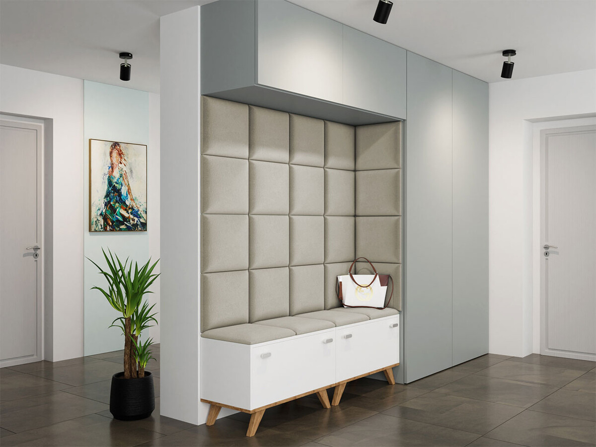 Zacht wandpaneel Comfivo Ovis II (Manila 02) (30x30)