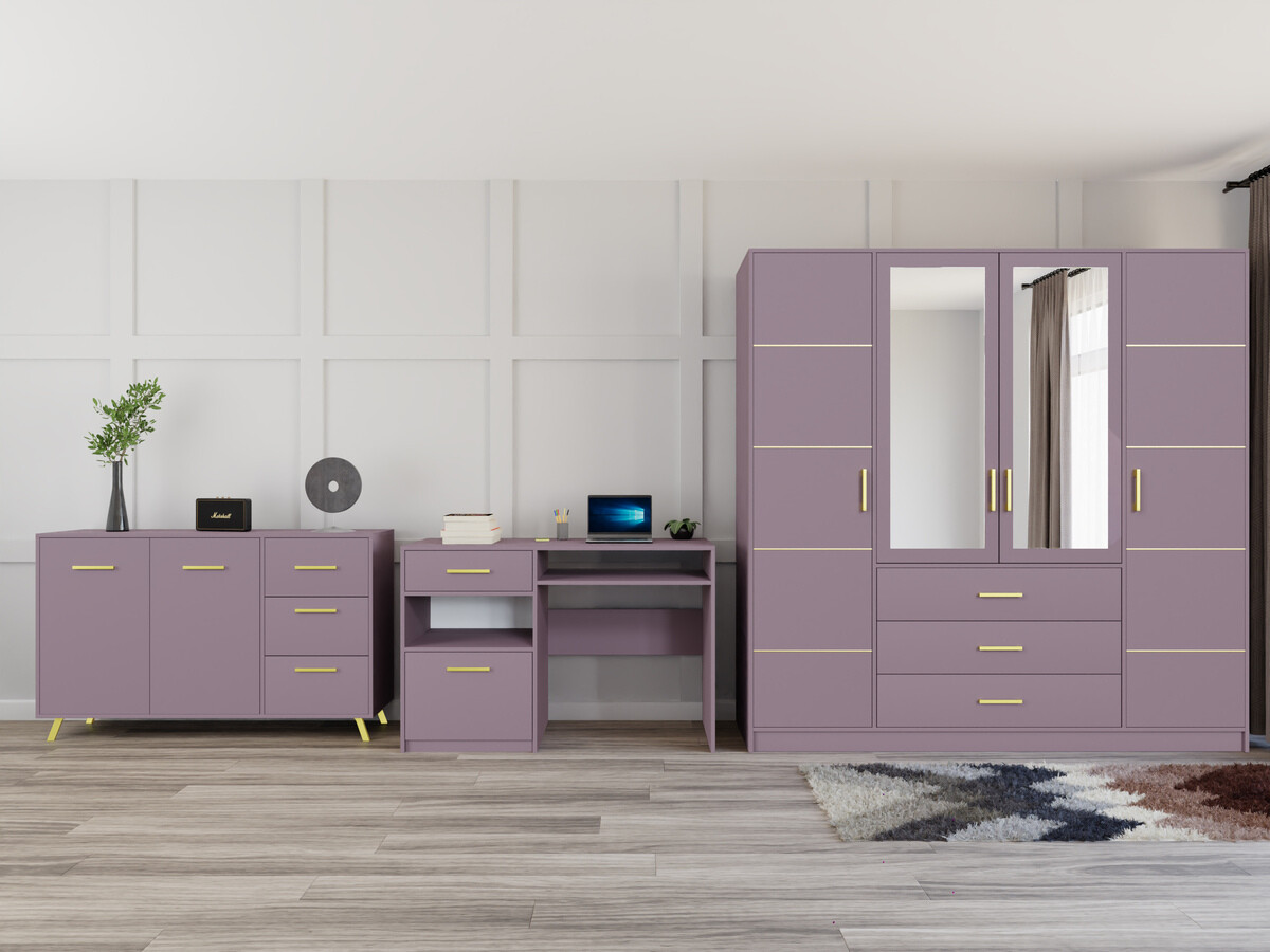 Meubelset Dortivu 121 (Paars)