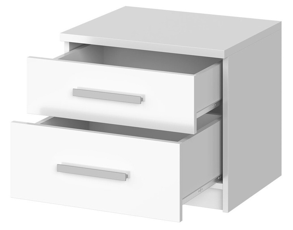 Slaapkamerset Catromi 122 (Wit + Soft Pik 011)
