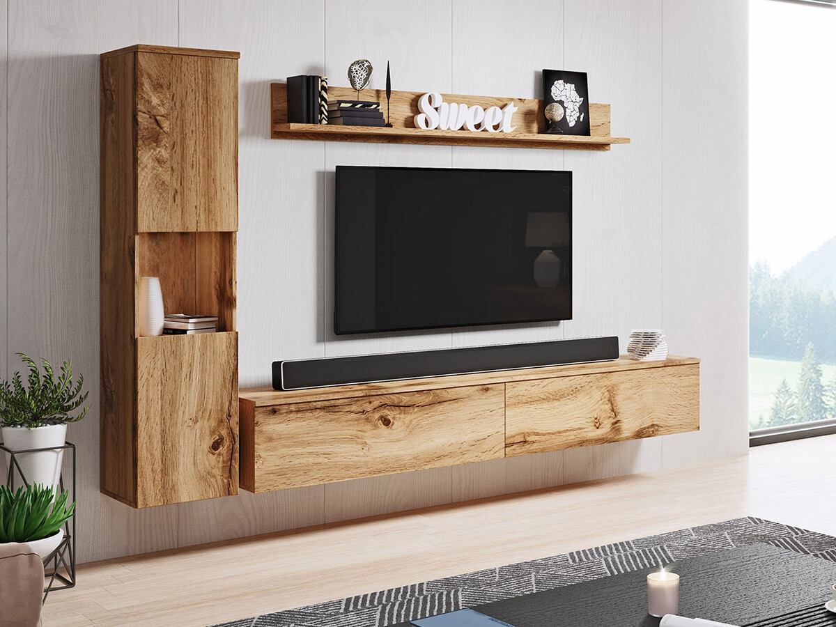 Woonkamerset Sarasota 130 (Wotan eik)