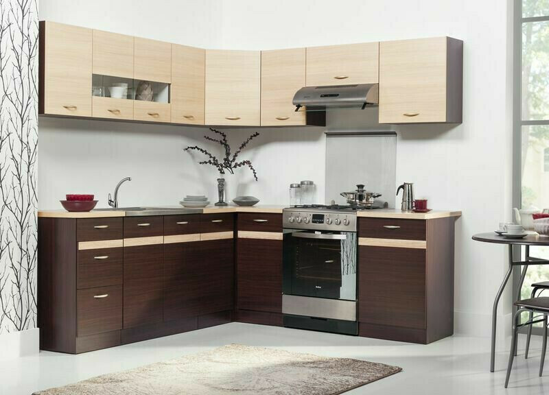 Modulaire kast met lade en deuren Eli Dark 101