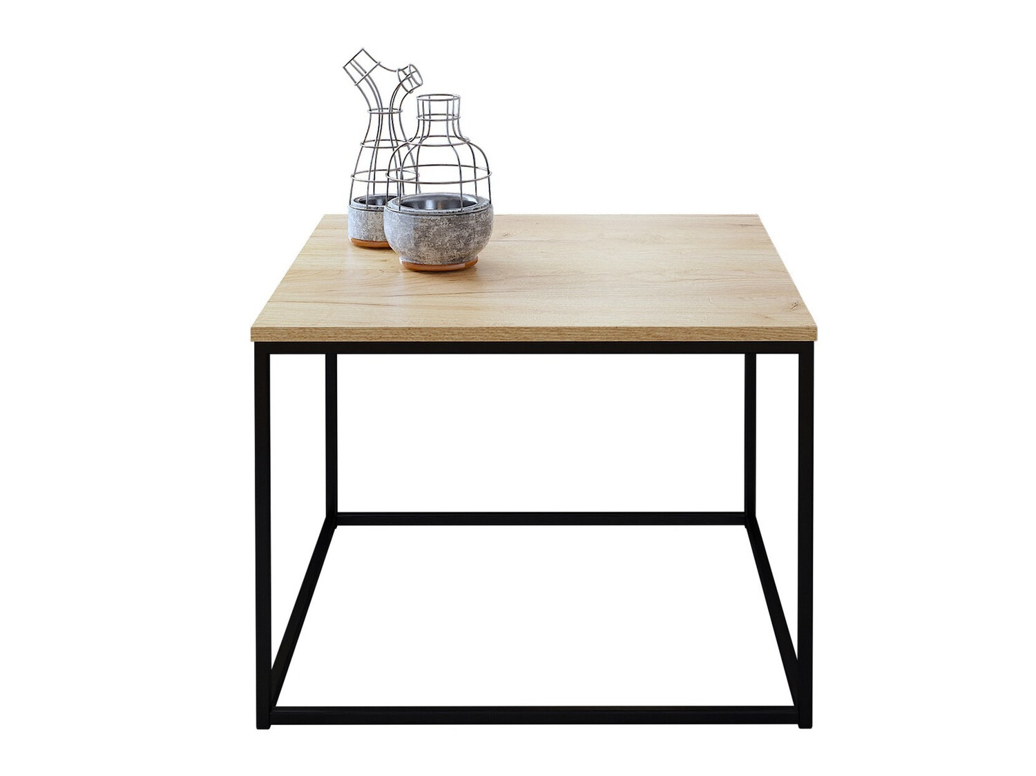 Salontafel Germantown 105 (Matzwart + Eiken)