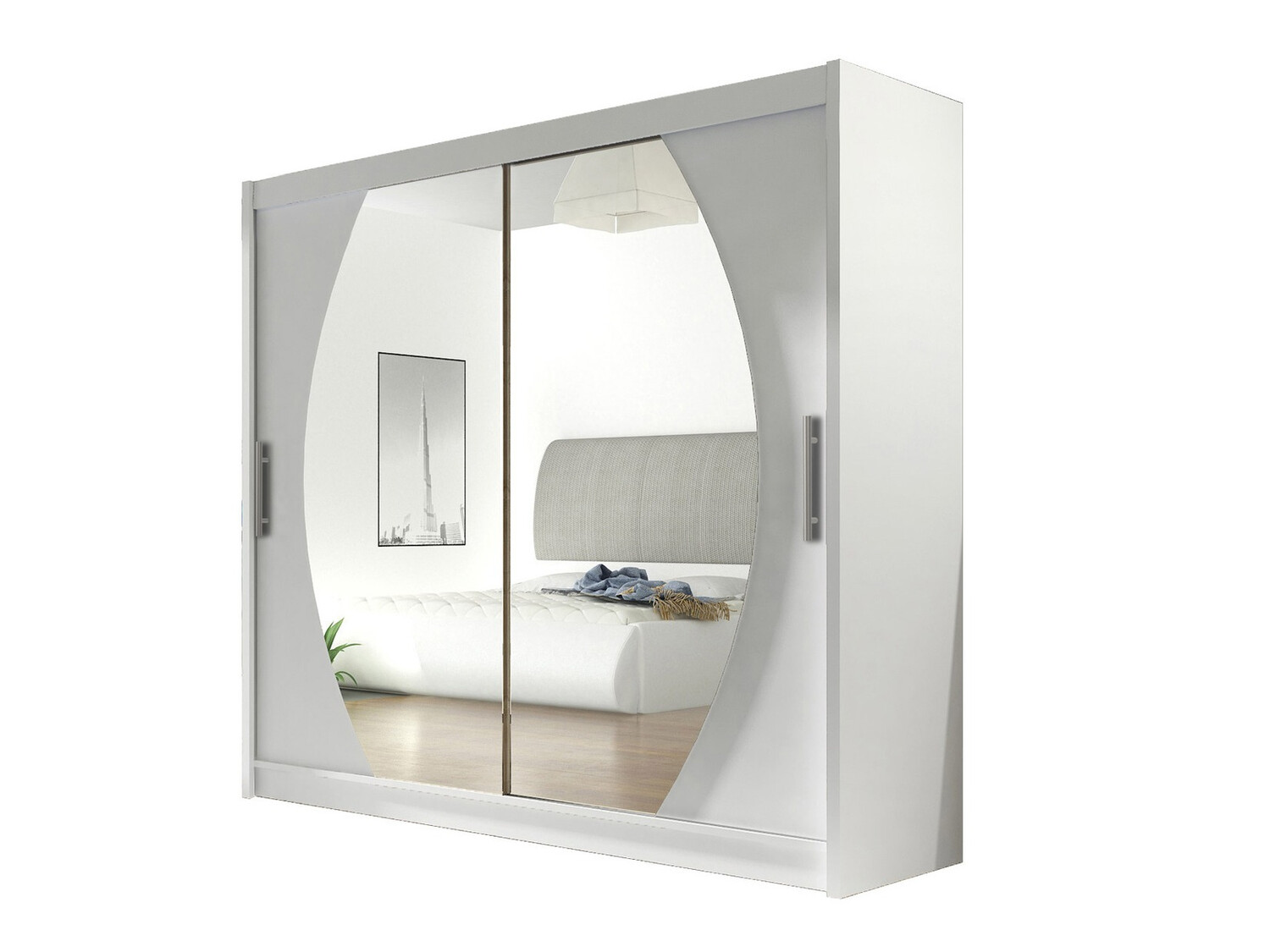 Kledingkast Closico Pallor IV (Wit)