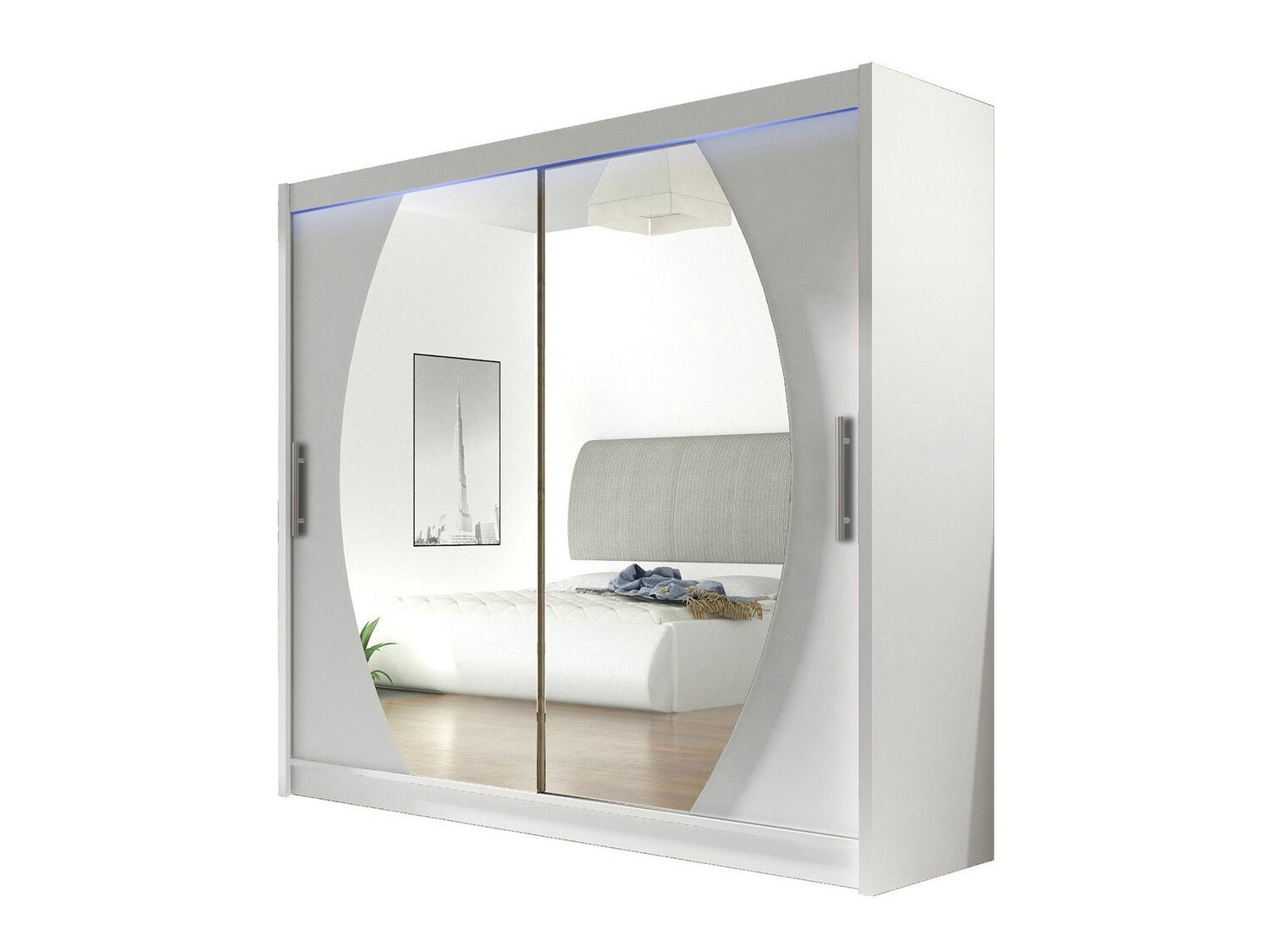 Kledingkast Closico Pallor IV (Wit)