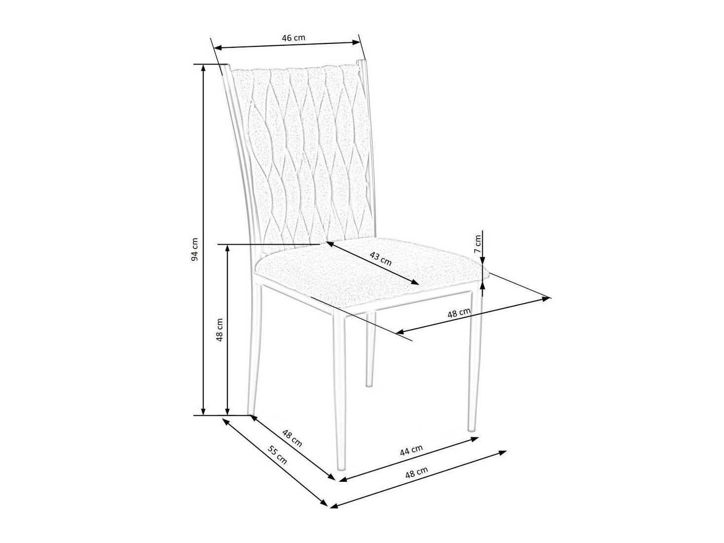 Stoel Houston 1139 (Groen + Gouden)