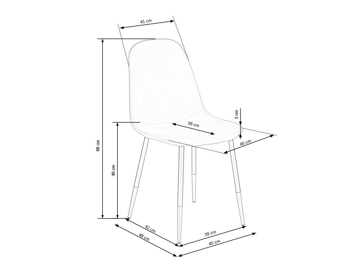 Stoel Houston 743 (Grijs)
