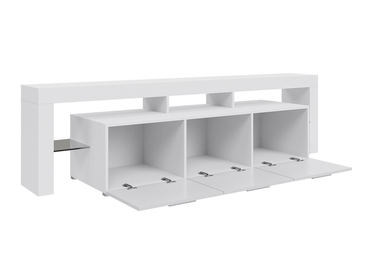 TV-meubel Arbor (Wit + Grijs met glans)