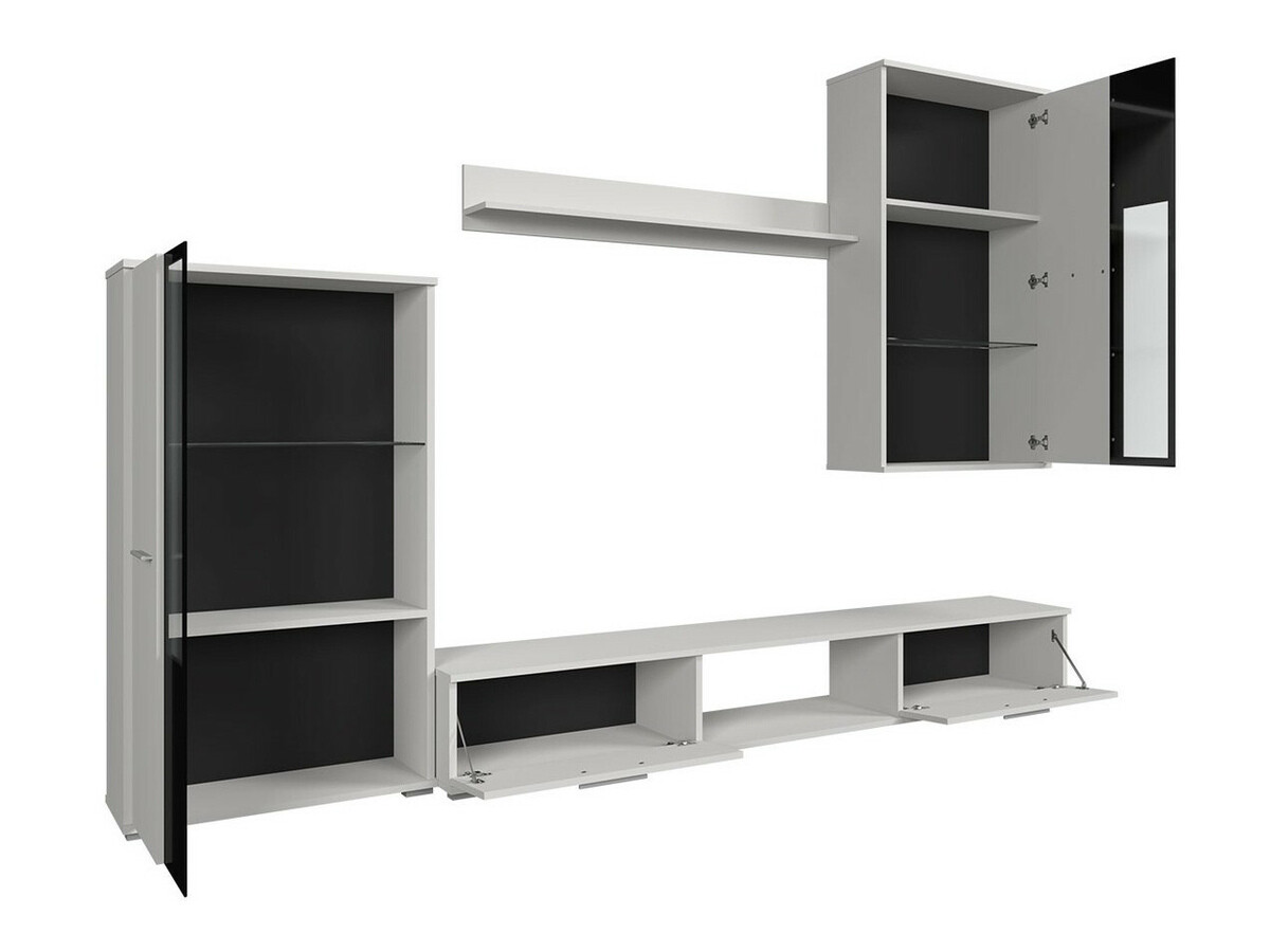 Woonkamerset Genio (Artisan eiken + Wit)