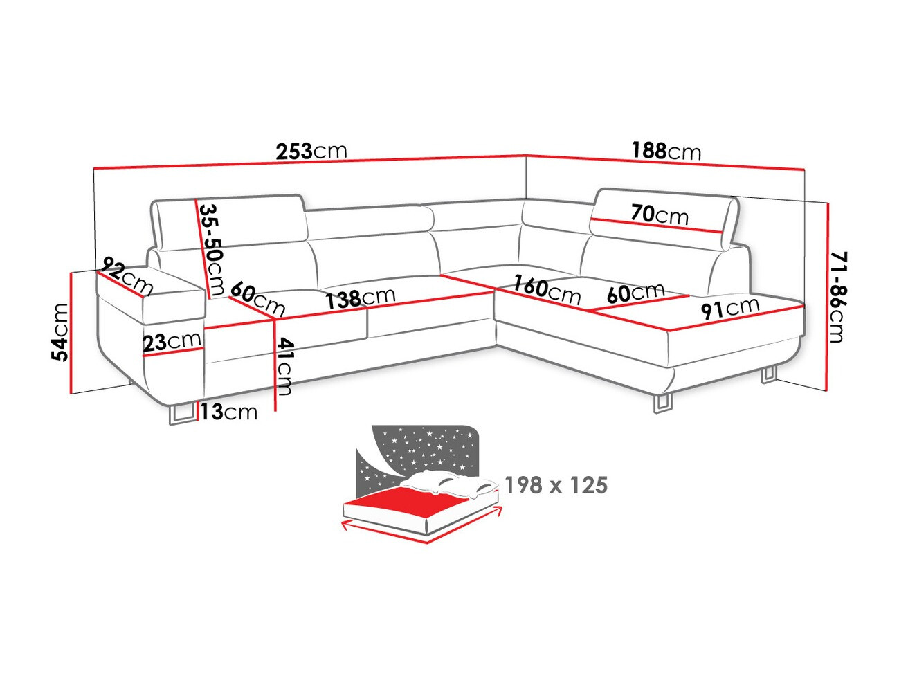 Hoekbank Comfivo 306 (Manila 29)