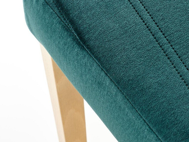 Stoel Houston 1216 (Donkergroen + Licht hout)