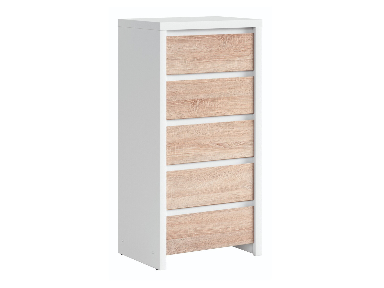 Ladekast Nolroma 106 (Wit + Somoma eiken)