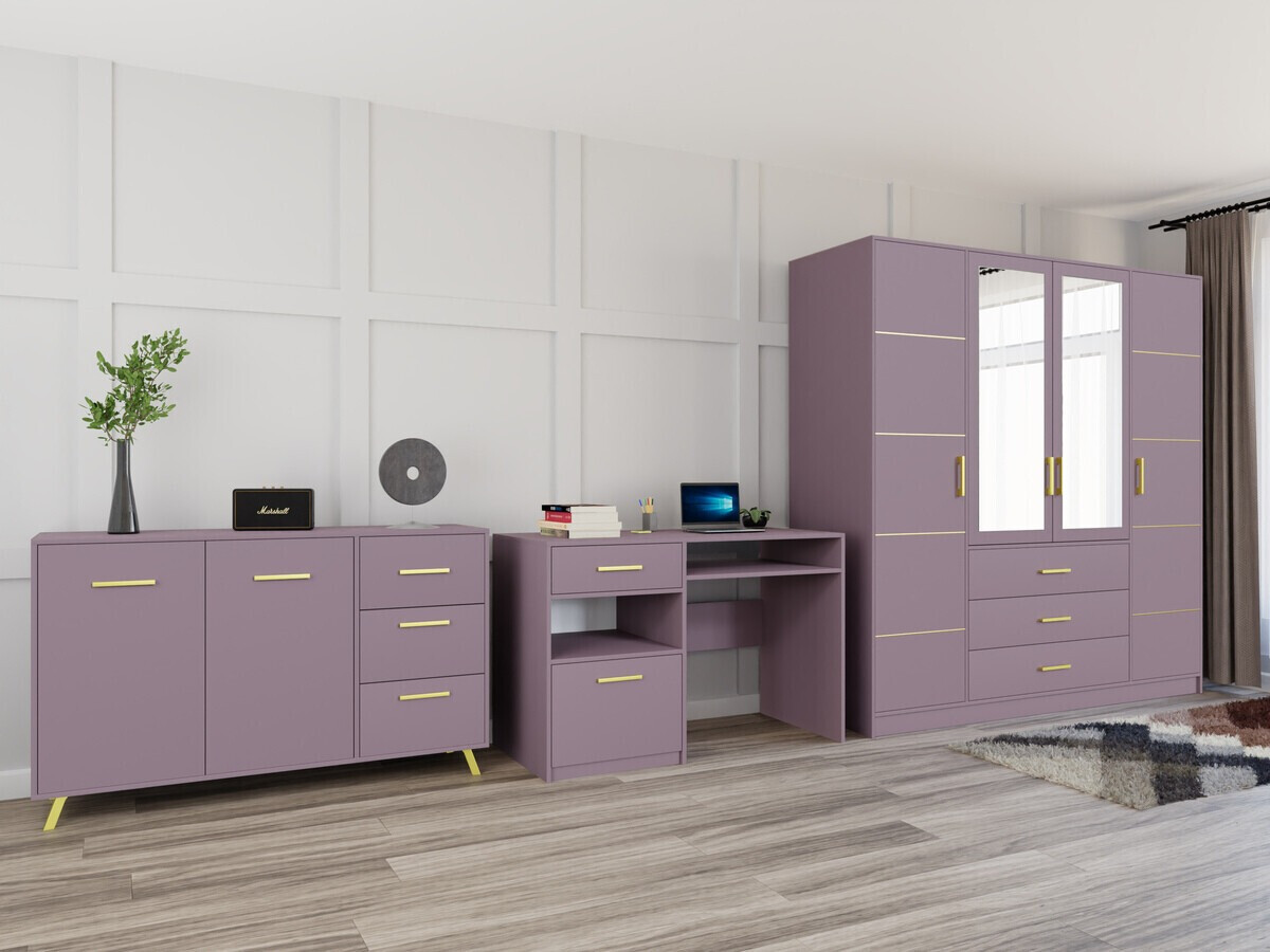 Meubelset Dortivu 121 (Paars)