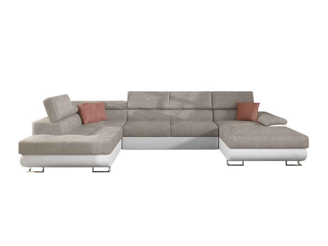 Hoekbank Comfivo Ruta IV (Soft 017 + Uttario Velvet 2979 + Uttario Velvet 2955 St)