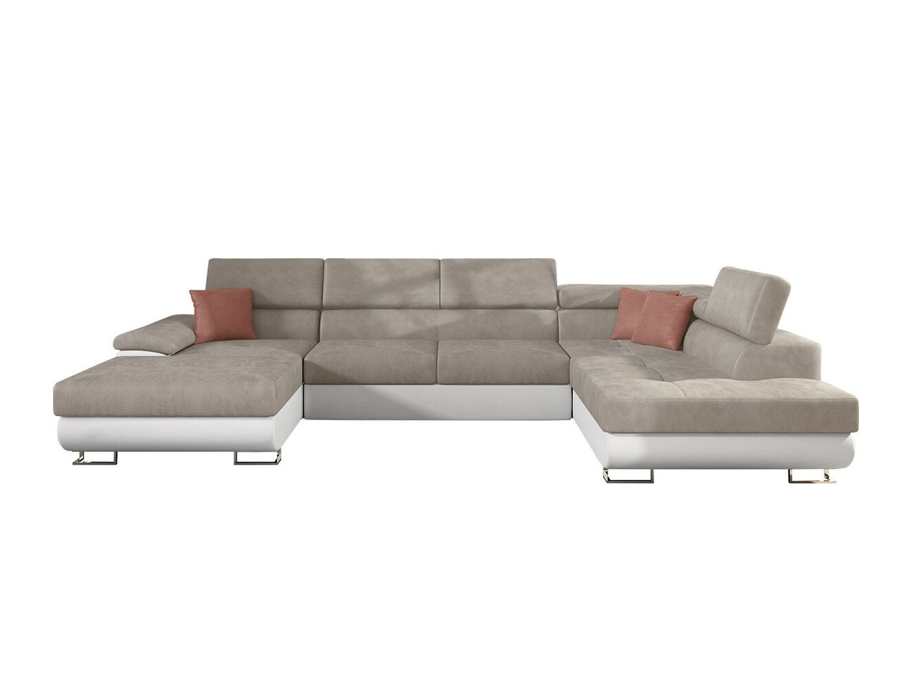 Hoekbank Comfivo Ruta IV (Soft 017 + Uttario Velvet 2979 + Uttario Velvet 2955 St)