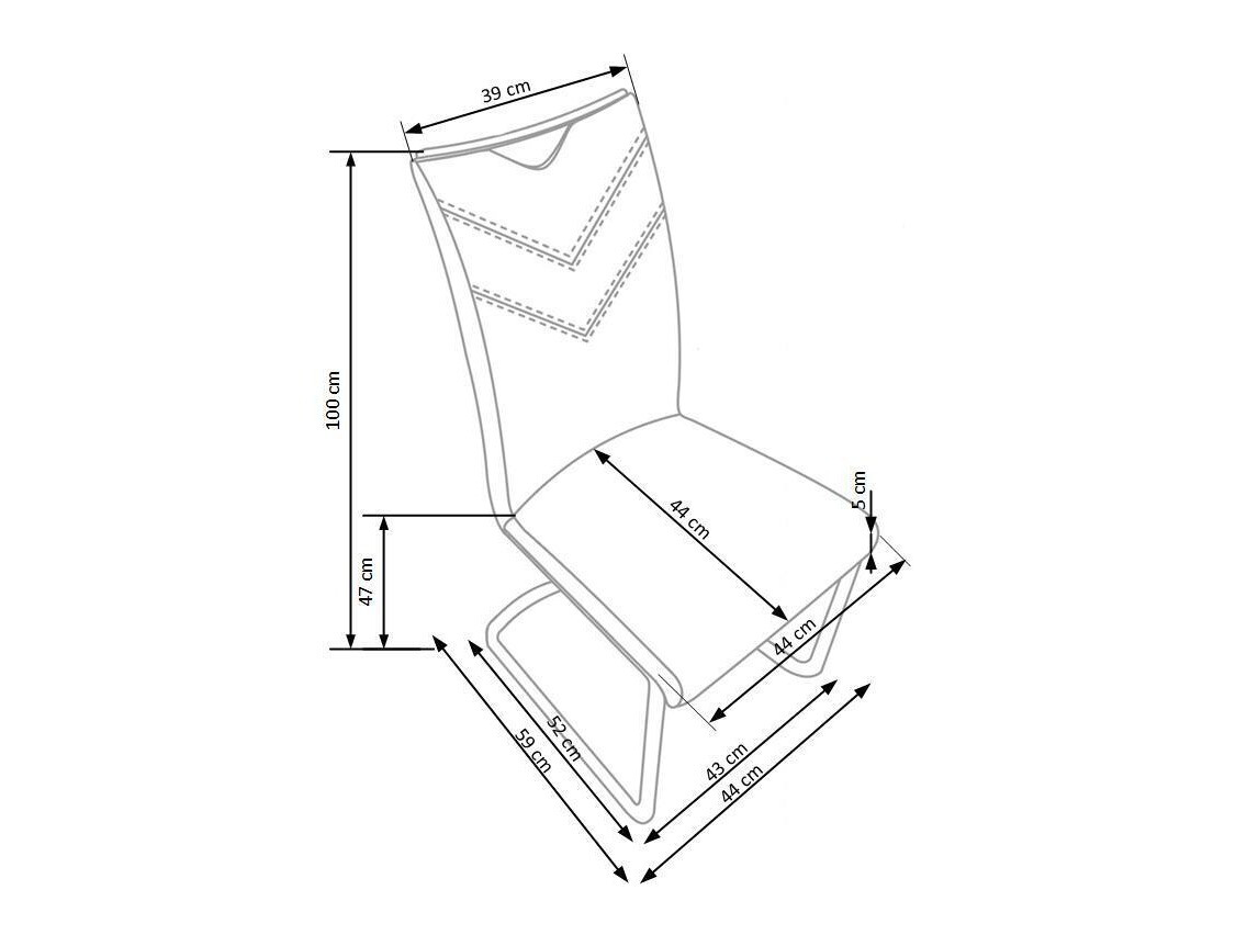 Stoel Houston 557 (Wit)