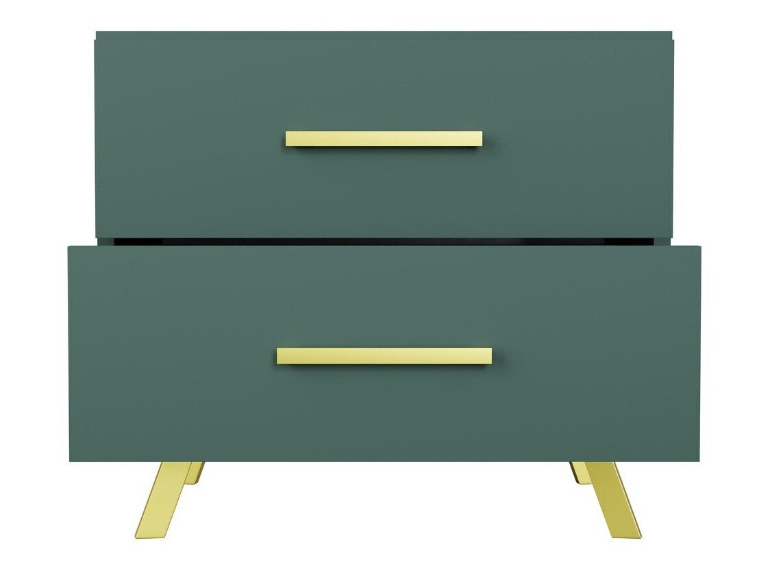 Nachtkastje Dortivu 119 (Groen + Gouden)