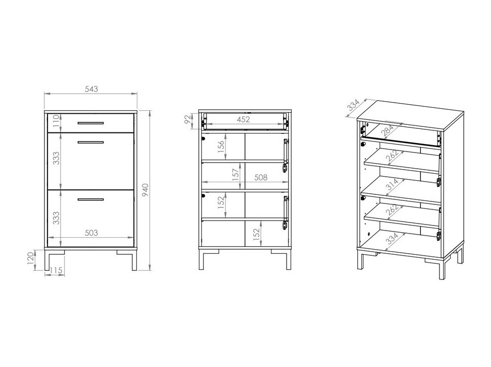 Schoenenkast Larnolo 101