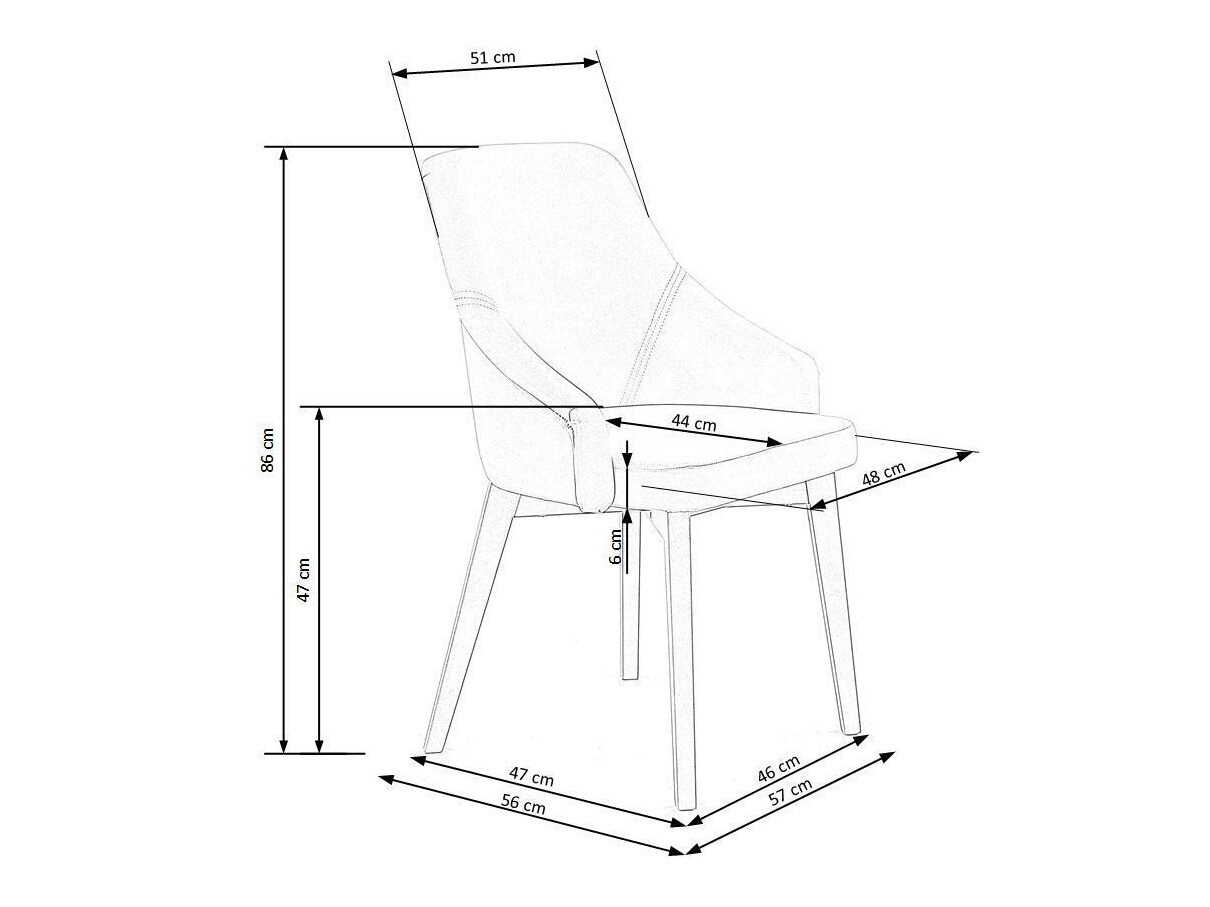 Stoel Houston 709 (Lichtgrijs)