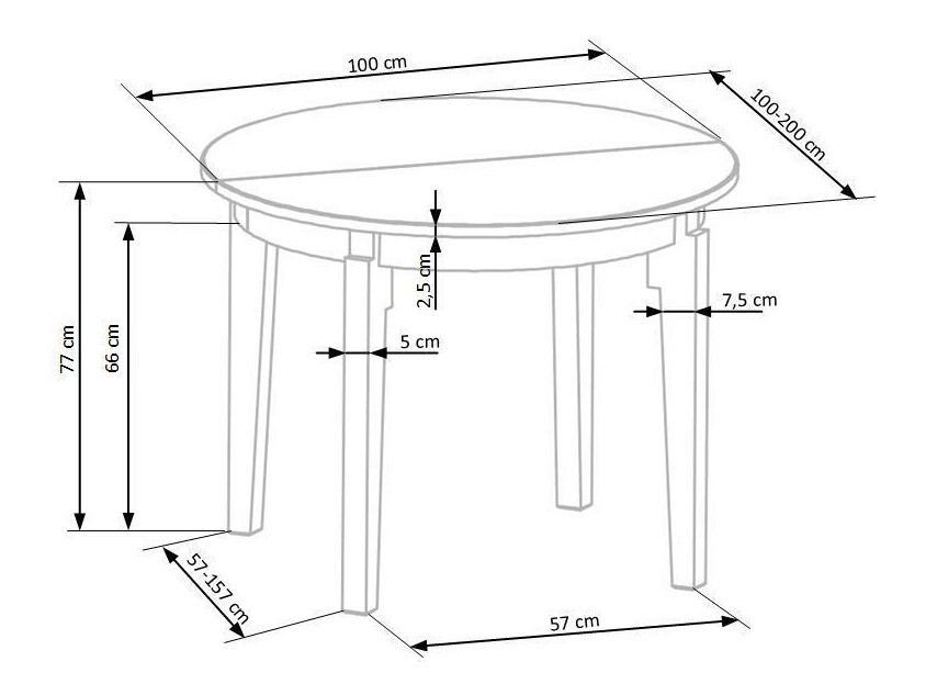 Tafel Houston 785 (Eiken honing)