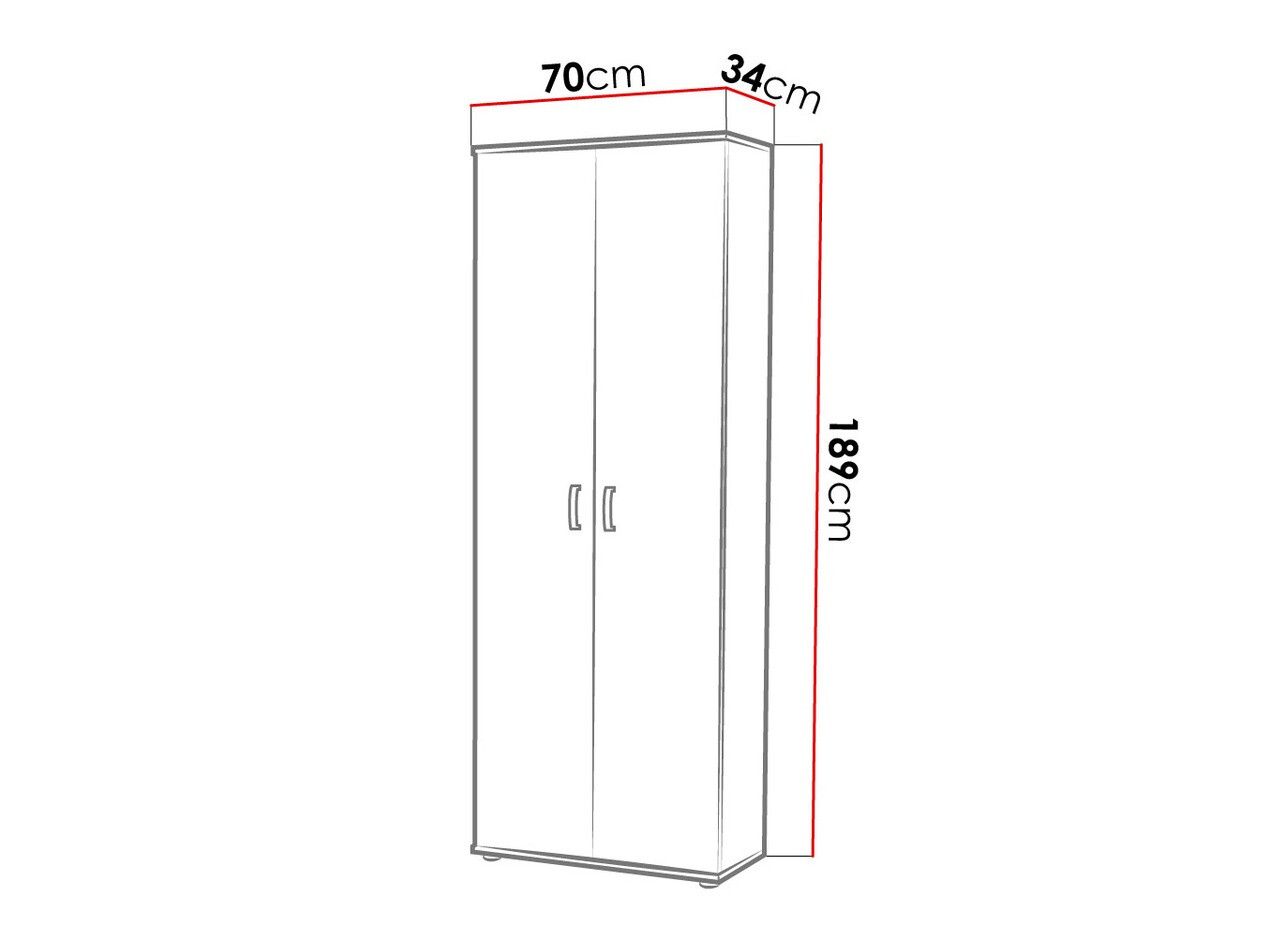 Boekenkast Bristol 135 (Sonoma eik)
