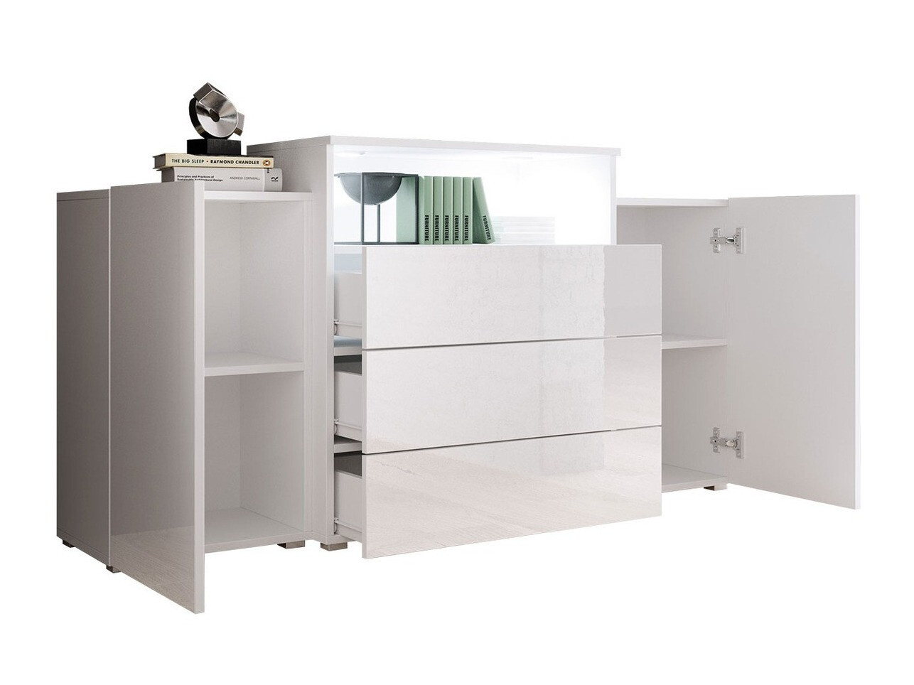 Ladekast Sarasota 127 (Wotan eik)