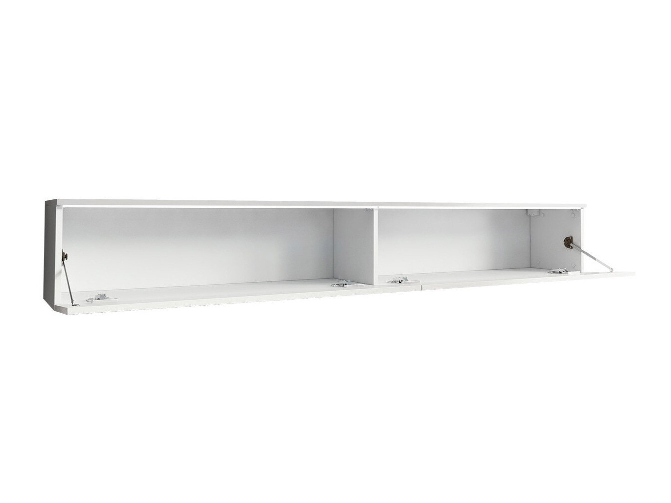 TV-meubel Sarasota 121 (Wit + Glanzend wit)