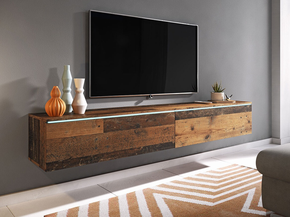 TV-meubel Scientia I (Verouderd hout)