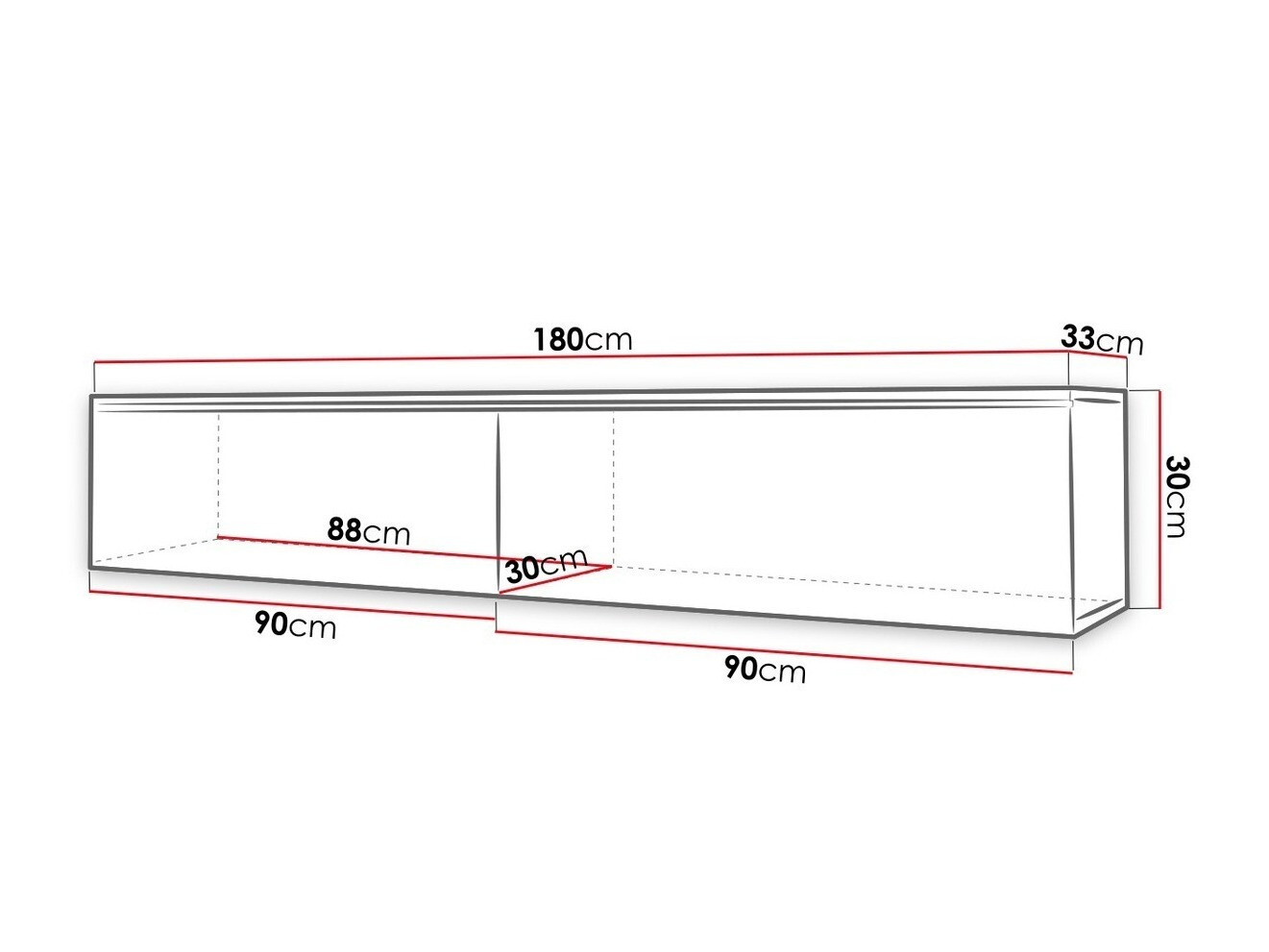 TV-meubel Scientia I (Wotan eik)