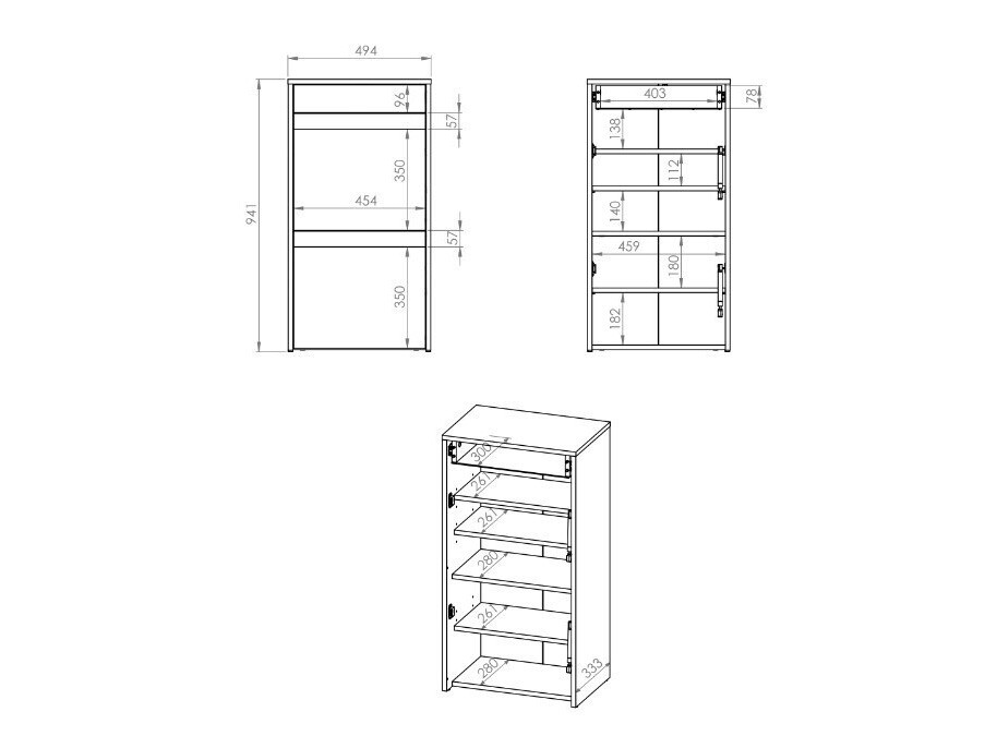 Schoenenkast Vosoe 103