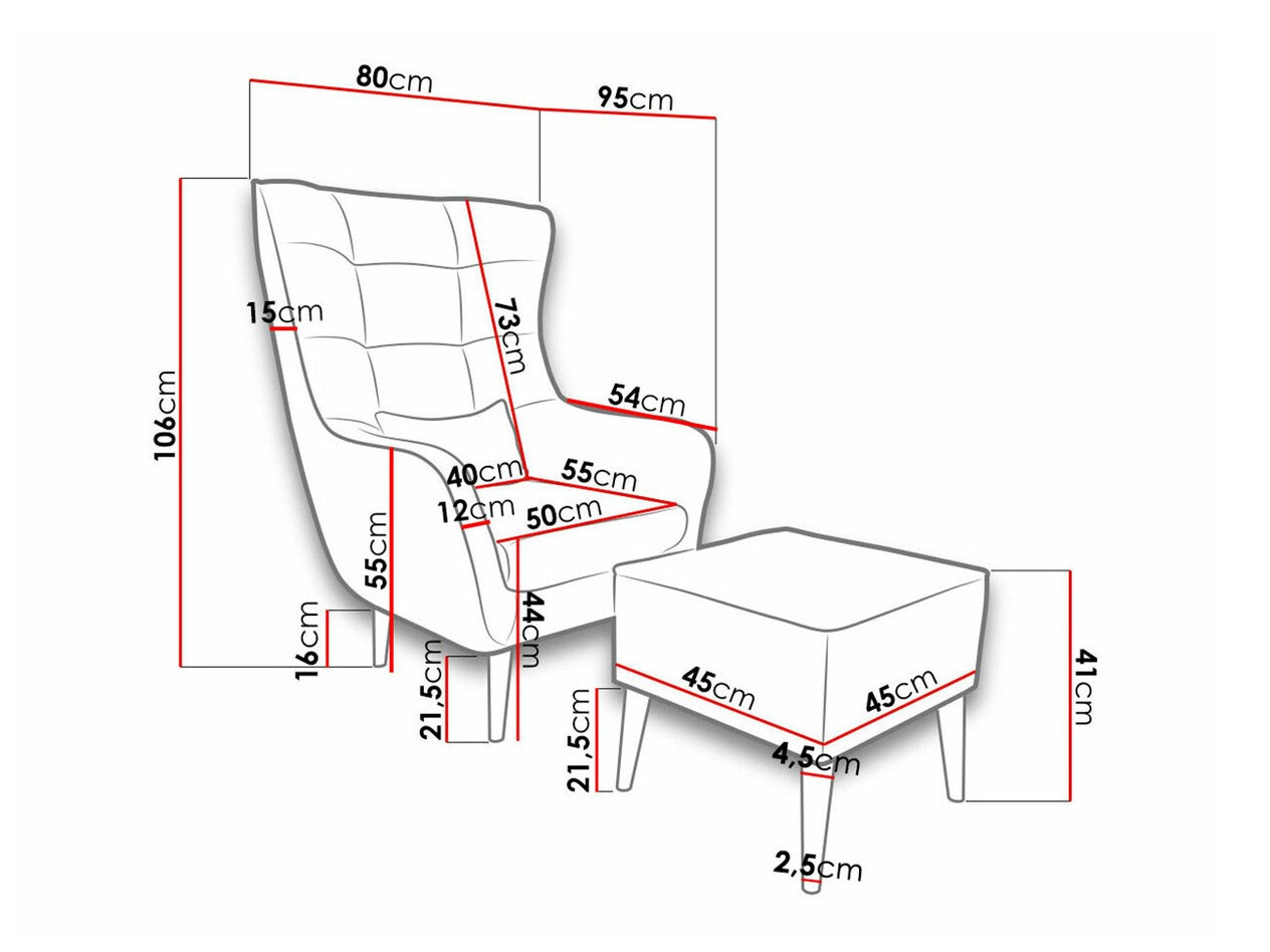 Fauteuil Comfivo 206 (Kronos 19)