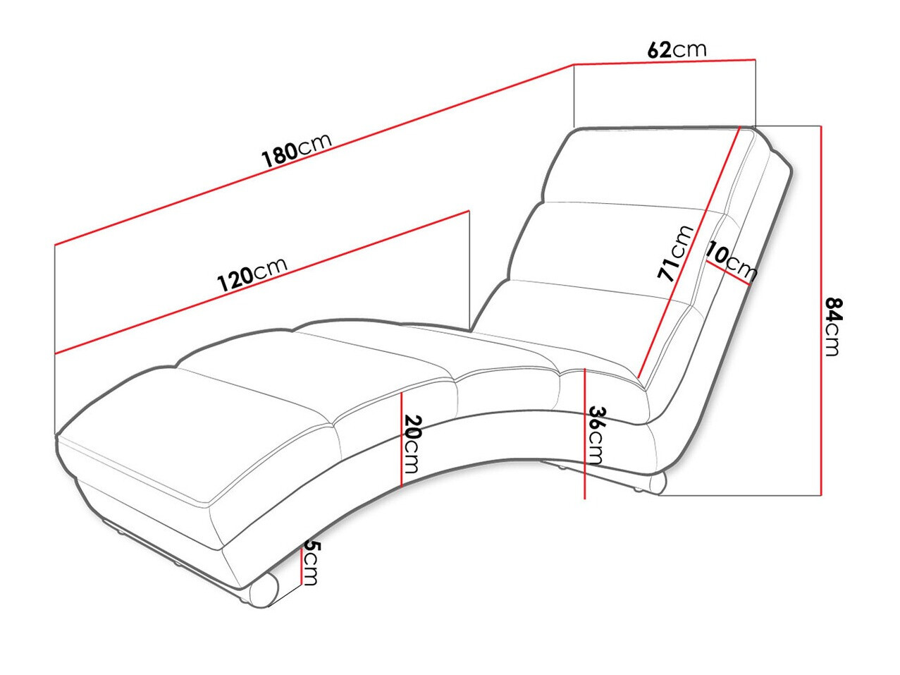 Ligfauteuil Comfivo 109 (Tatum 272)