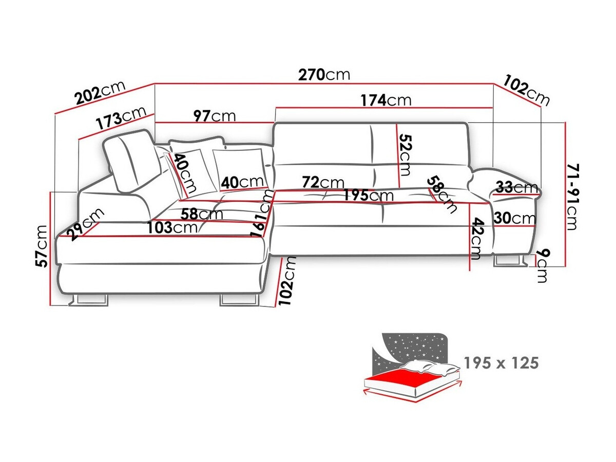 Hoekbank Comfivo Ruta II (Uttario Velvet 2979 + Senegal 825)