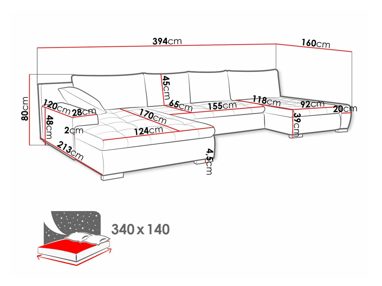 Hoekbank Comfivo 248 (Otusso 04 + Sorriso 04 + Otusso 04)