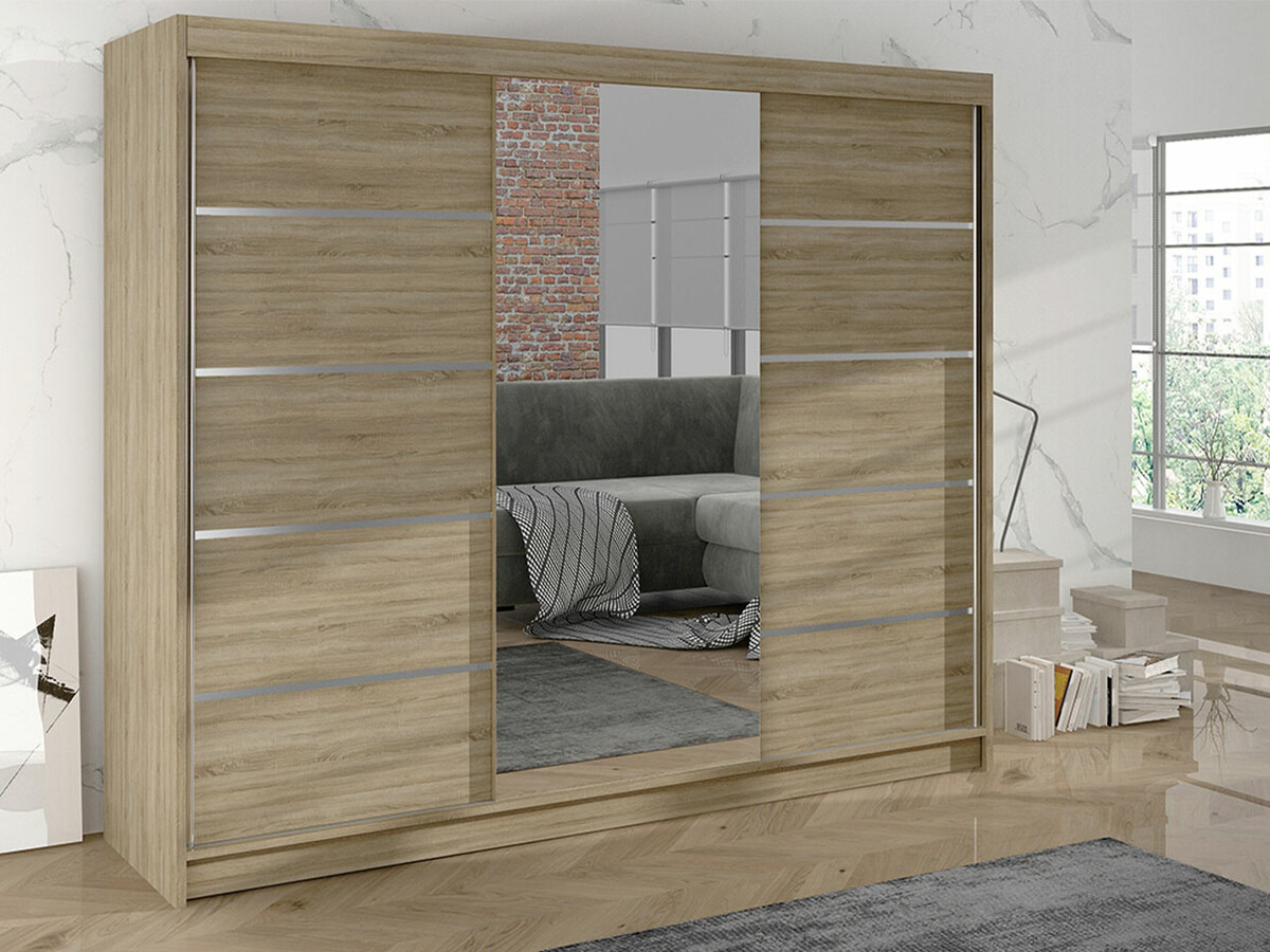 Kledingkast Closico 161 (Sonoma eik)