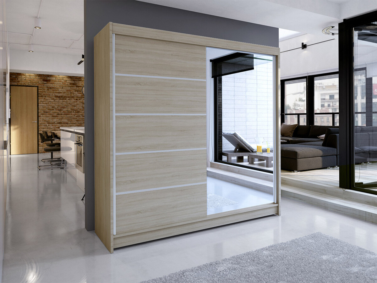 Kledingkast Closico Cavaris III (Sonoma eik)