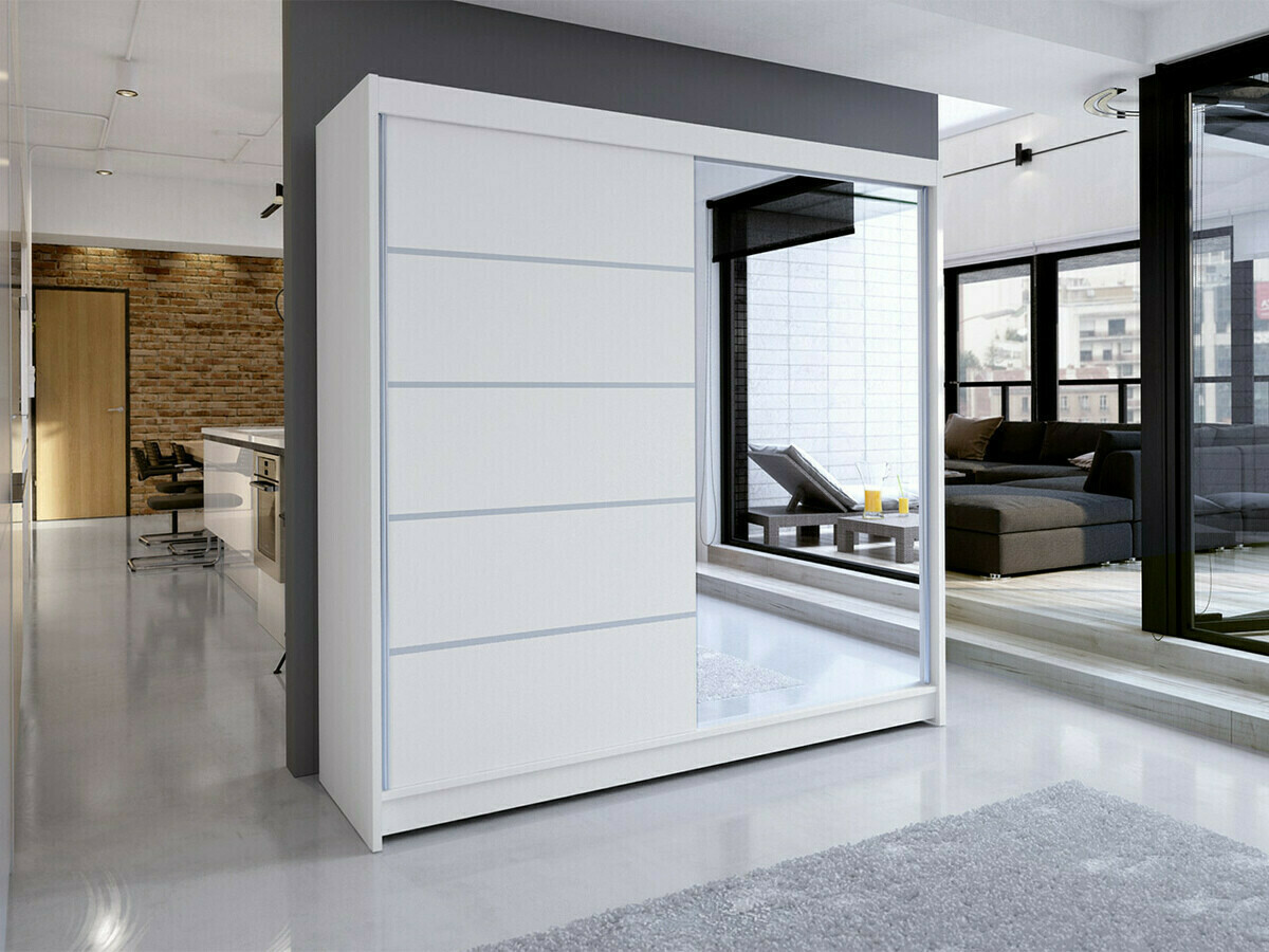 Kledingkast Closico Cavaris III (Wit)