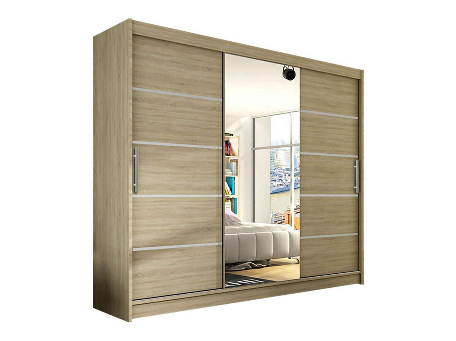 Kledingkast Closico 131 (Sonoma eik)