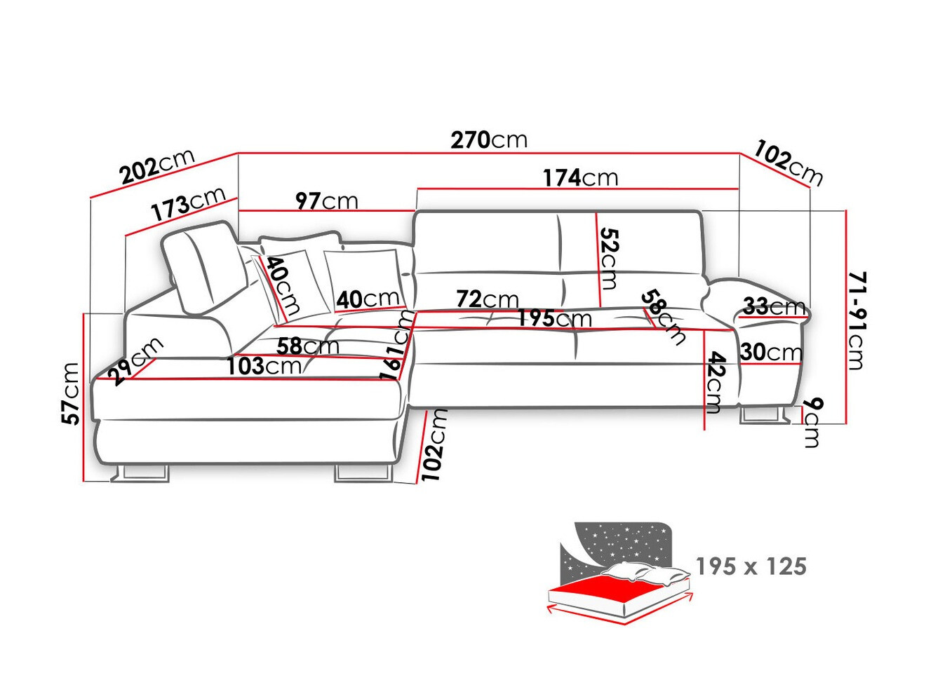 Hoekbank Comfivo 166 (Soft 017 + Uttario Velvet 2971 + Kronos 02)