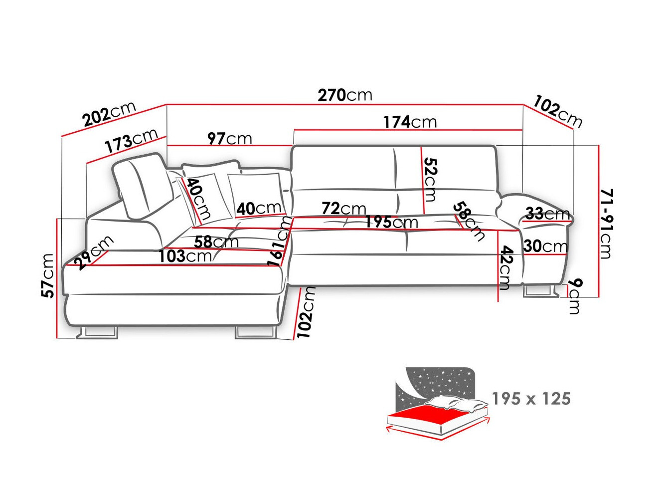 Hoekbank Comfivo 166 (Uttario Velvet 2980 + Muna 14)