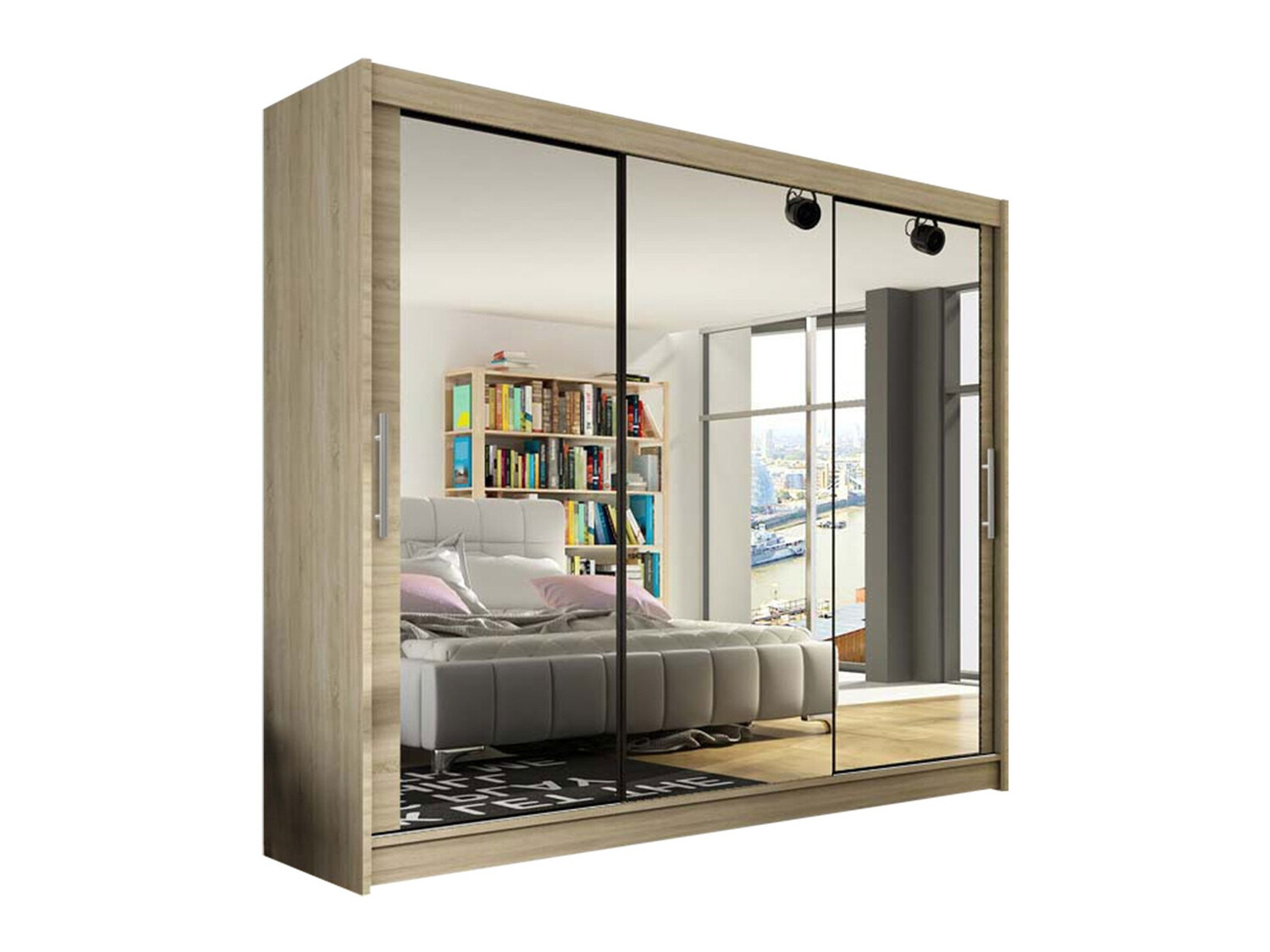 Kledingkast Closico 119 (Sonoma eik)